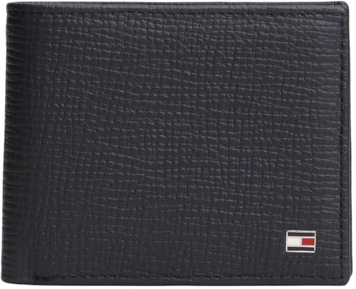 TOMMY HILFIGER Herren Th Flag Mini Cc Wallet Am0am13708 Faltbare Brieftasche, Blue (Space Blue) von Tommy Hilfiger