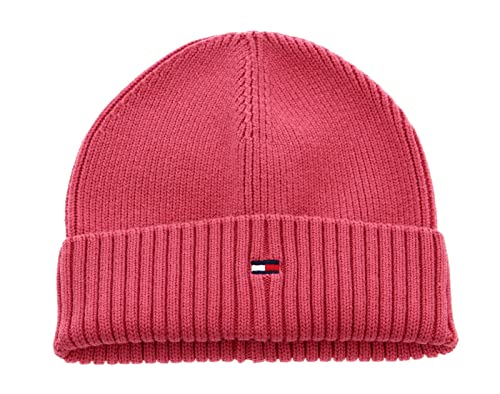 TOMMY HILFIGER Kleine Flagge Beanie L/XL Pink Shade, Pink Shade, L/XL von Tommy Hilfiger