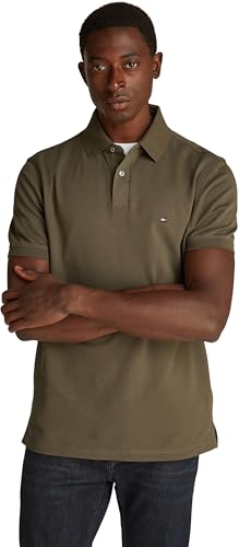 Tommy Hilfiger Herren Poloshirt Kurzarm 1985 Regular Fit, Grün (Army Green), L von Tommy Hilfiger