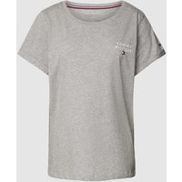 TOMMY HILFIGER Regular Fit Pyjama-Oberteil mit Label-Print in Hellgrau Melange, Größe S TOMMY HILFIGER Regular Fit Pyjama-Oberteil mit Label-Print in Hellgrau Melange, Größe S von Tommy Hilfiger