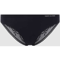 TOMMY HILFIGER Slip in semitransparentem Design Modell 'Tailored Comfort' in Marine, Größe S von Tommy Hilfiger