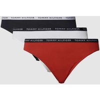 TOMMY HILFIGER Slip mit Stretch-Anteil im 3er-Pack in Rot, Größe XL von Tommy Hilfiger