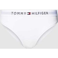 TOMMY HILFIGER Slip mit elastischem Logo-Bund in Weiss, Größe S von Tommy Hilfiger