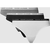 TOMMY HILFIGER String mit Stretch-Anteil im 3er-Pack in Weiss, Größe M von Tommy Hilfiger