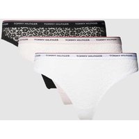 TOMMY HILFIGER Strings im 3er-Pack mit Spitzenbesatz Modell 'PREMIUM ESSENTIALS' in Rose, Größe XS von Tommy Hilfiger