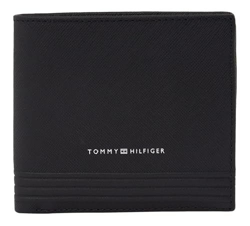 TOMMY HILFIGER TH Business CC and Coin Bifold Wallet Black von TOMMY HILFIGER