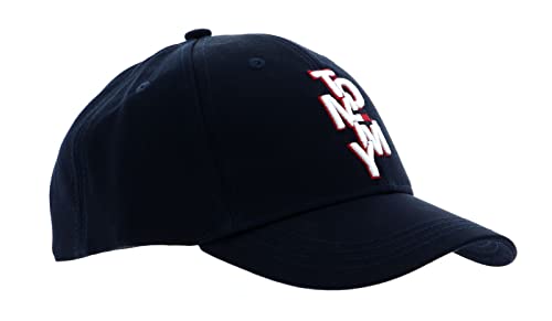 Tommy Hilfiger Unisex Kinder Tommy Logo Cap AU0AU01600 Kappe, Blau (Space Blue Corporate), S-M von Tommy Hilfiger