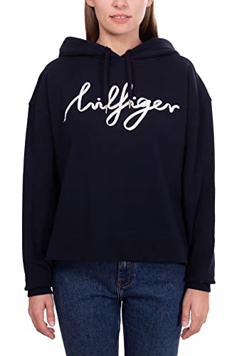 TOMMY HILFIGER - Women's relaxed hoodie with side vents - Size S von Tommy Hilfiger