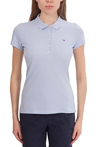 Tommy Hilfiger - Women's Slim Flag Polo Shirt - Size S von Tommy Hilfiger