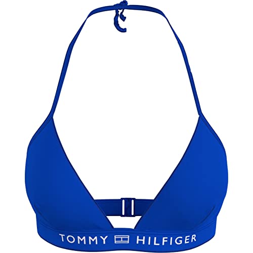 Tommy Bodywear Damen-Bikinioberteil aus festem Schaumstoff, Ultrablau, Blau (Ultra Blau), L von Tommy Hilfiger