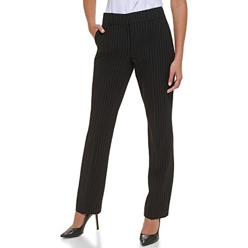 Tommy Hilfiger, Sutton Kleid Hose - Business Casual Outfits für Damen, Schwarz/Elfenbein, 40 von Tommy Hilfiger