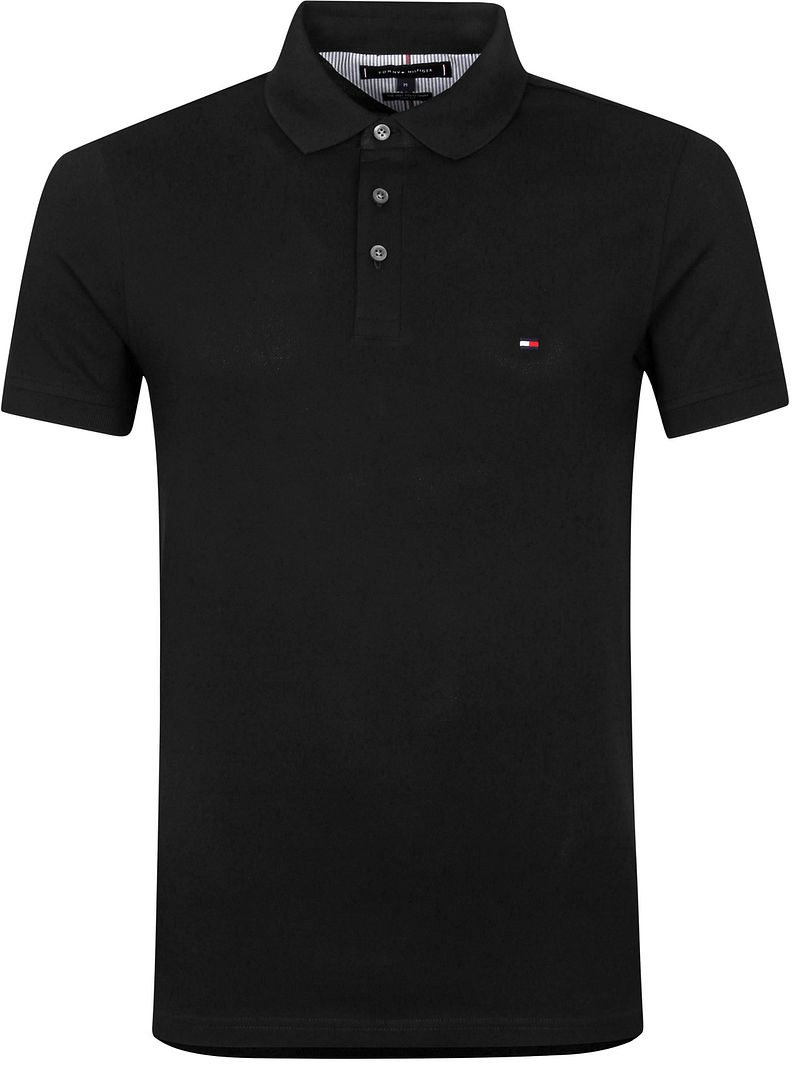 Tommy Hilfiger 1985 Polo Shirt Schwarz - Größe L von Tommy Hilfiger