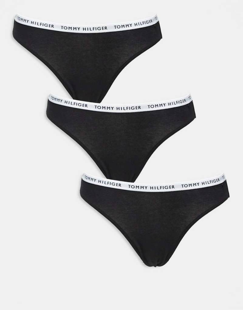 Tommy Hilfiger - 3er-Pack Bikinihosen in Schwarz von Tommy Hilfiger
