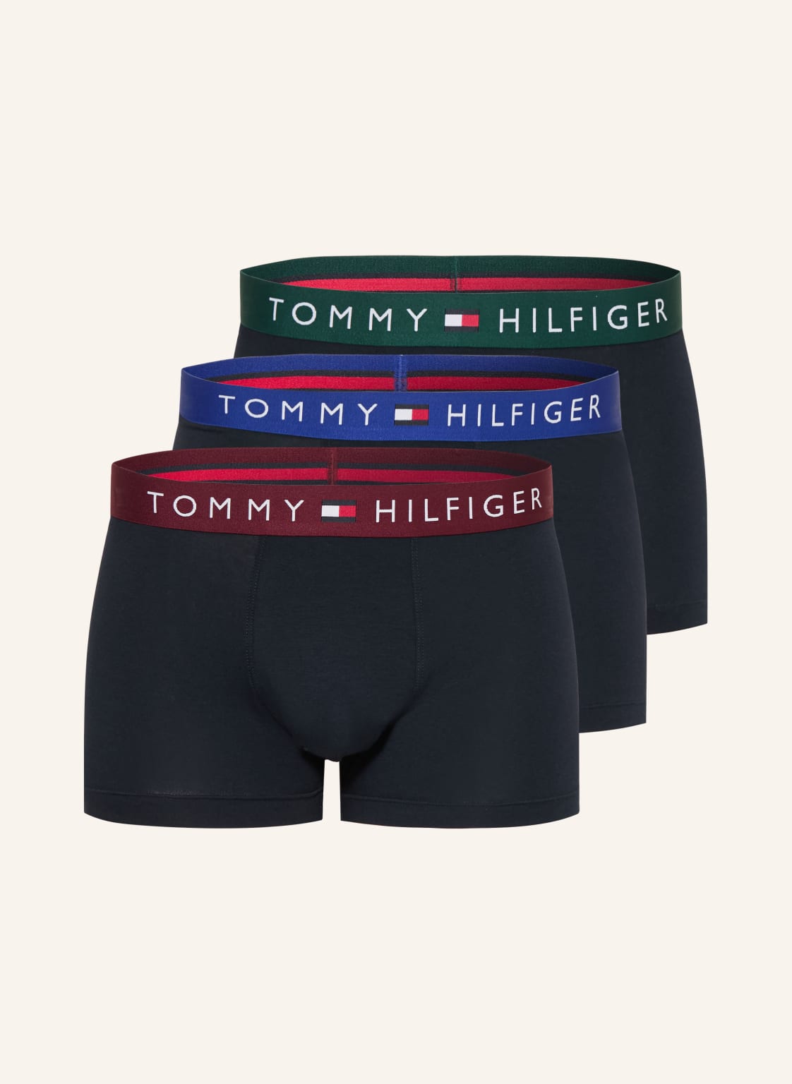 Tommy Hilfiger 3er-Pack Boxershorts schwarz von Tommy Hilfiger