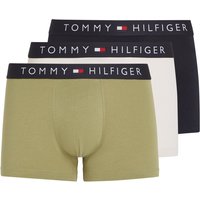 Tommy Hilfiger 3er Pack Trunks mit Stretch und Label-Bund von Tommy Hilfiger