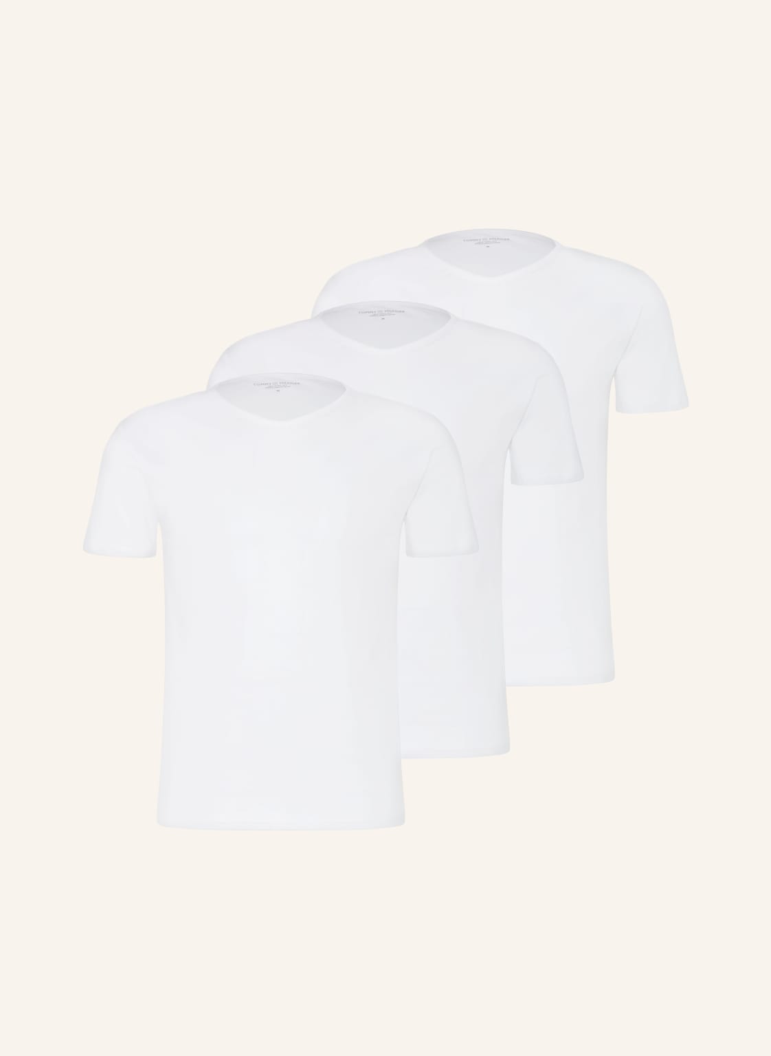 Tommy Hilfiger 3er-Pack V-Shirts weiss von Tommy Hilfiger