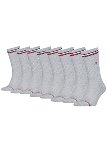 Tommy Hilfiger 8 Paar Herren ICONIC Socken Gr. 39-49 Tennis Socken, Farbe:085 - tommy original, Socken & Strümpfe:47-49 von Tommy Hilfiger