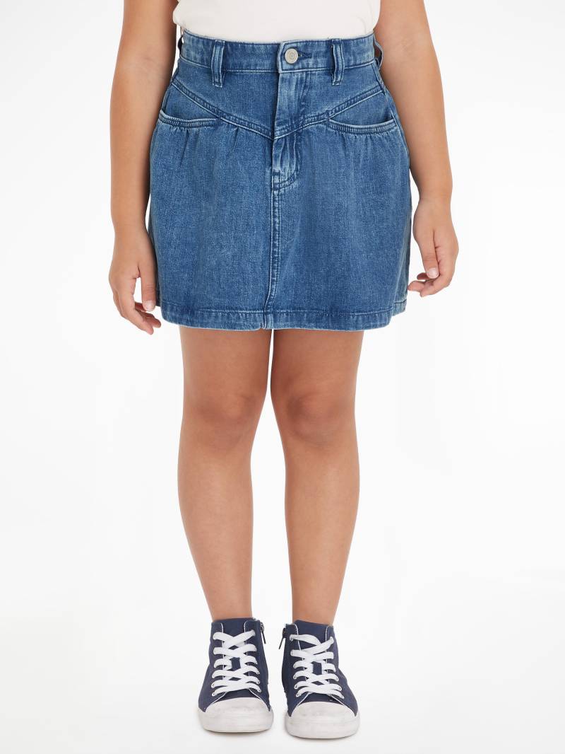 Tommy Hilfiger A-Linien-Rock "DENIM FRONT YOKE DETAIL SKIRT", Kinder bis 16 Jahre von Tommy Hilfiger