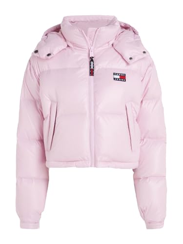 Tommy Hilfiger Alaska Puffed Daunenjacke für Damen - Rosa Modell DW0DW16572 Synthetisch L, Rosa von Tommy Hilfiger