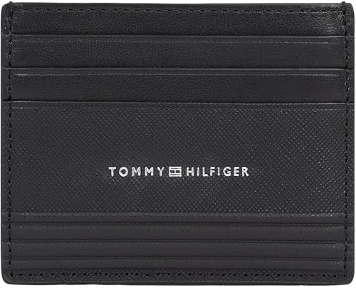 Tommy Hilfiger Herren Kartenetui Business Klein, Schwarz (Black), Einheitsgröße von Tommy Hilfiger