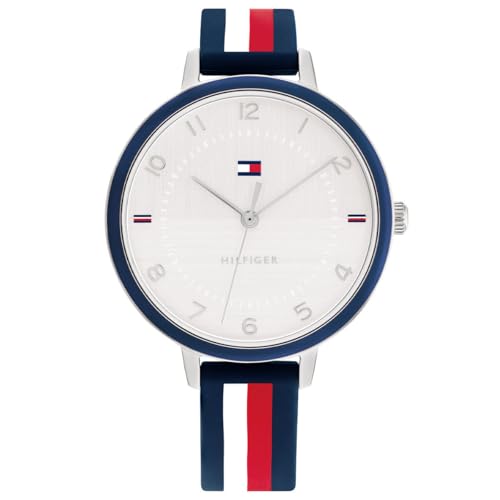 Tommy Hilfiger Analog Quarzuhr für Damen mit Leder- oder Silikonarmband von Tommy Hilfiger