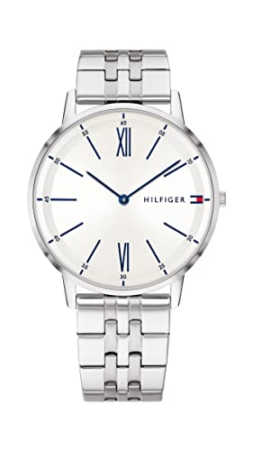 Tommy Hilfiger Analog Quarzuhr für Herren mit Silbernes Edelstahlarmband - 1791511 Tommy Hilfiger Analog Quarzuhr für Herren mit Silbernes Edelstahlarmband - 1791511 von Tommy Hilfiger