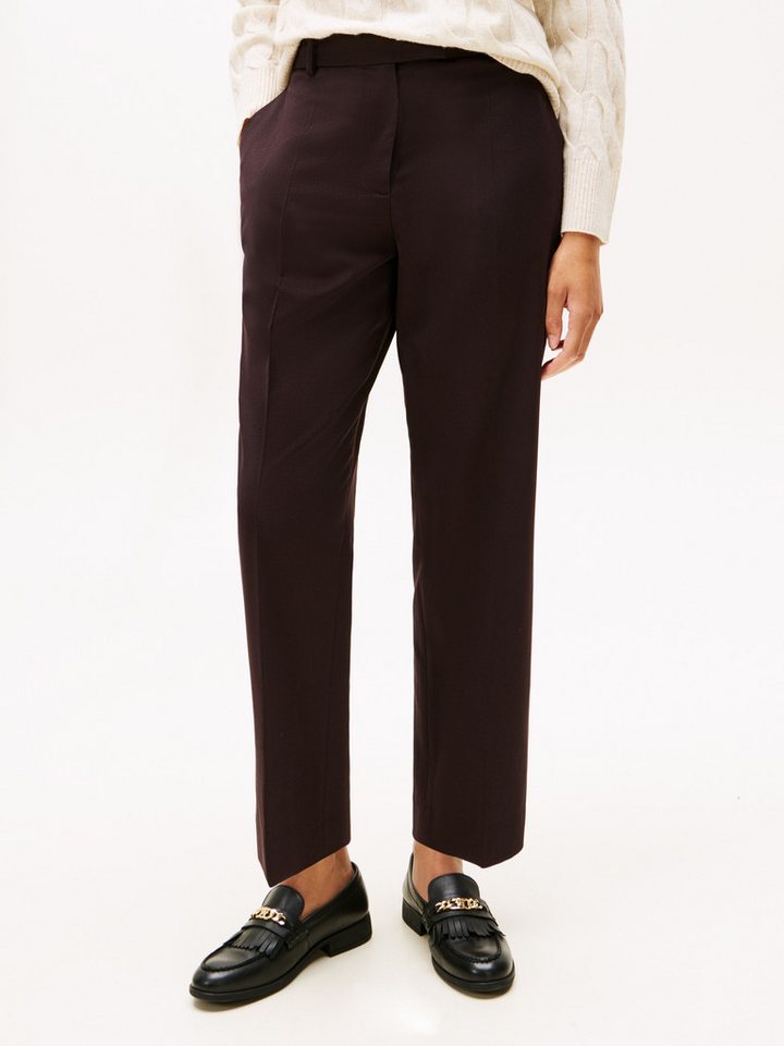 Tommy Hilfiger Anzughose TIMELESS WOOL SLIM STRT PANT mit Wolle von Tommy Hilfiger