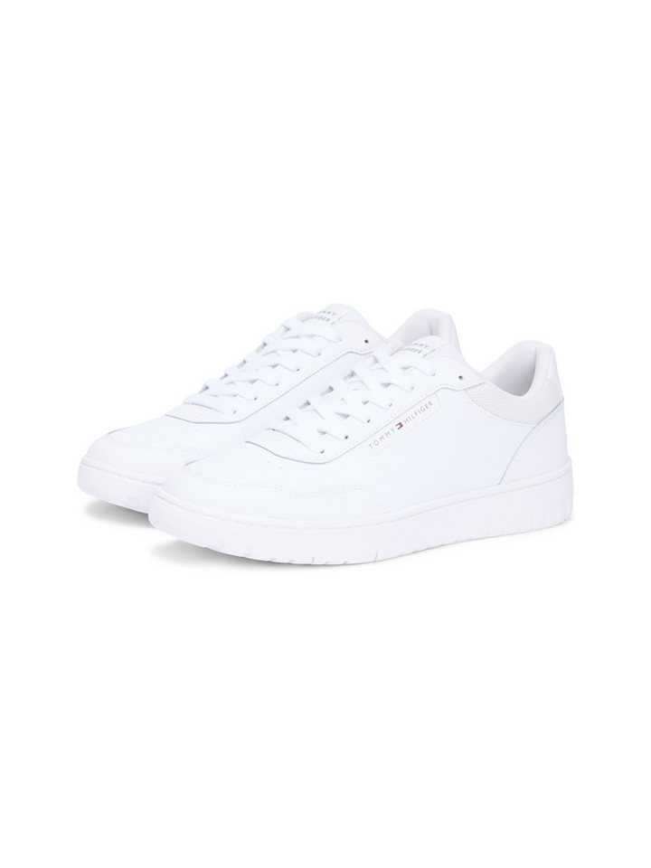 Tommy Hilfiger BASKET CORE LITE LTH BLOCK Sneaker, Freizeitschuh, Halbschuh, Schnürschuh mit seitlicher Logoverzierung von Tommy Hilfiger