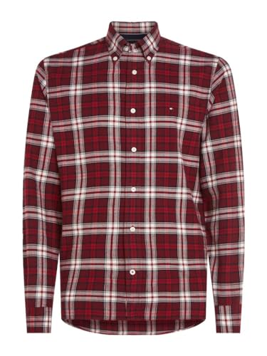 Tommy Hilfiger BRUSHED TOMMY TARTAN SMALL SHIRT, rot(red), Gr. L von Tommy Hilfiger