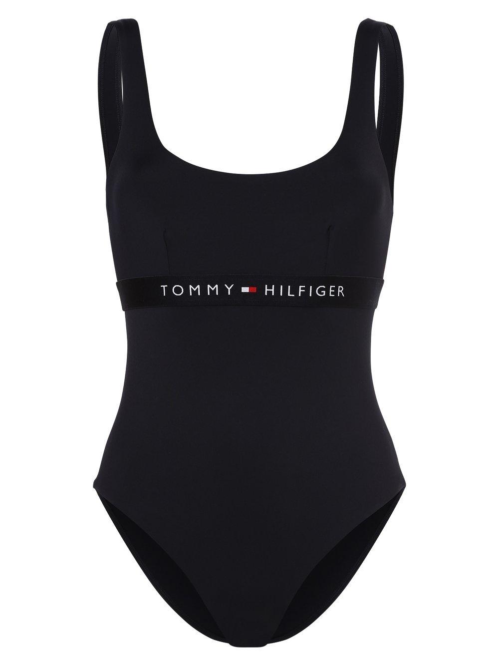 Tommy Hilfiger Badeanzug Damen Mikrofaser, marine von Tommy Hilfiger