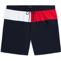 Tommy Hilfiger Badehose in Logofarben mit softem Mesh-Futter, Regular Fit von Tommy Hilfiger