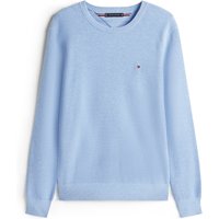 Tommy Hilfiger Baumwoll-Pullover mit Reiskornstruktur und kleiner Logo-Stickerei in M Tommy Hilfiger Baumwoll-Pullover mit Reiskornstruktur und kleiner Logo-Stickerei in M von Tommy Hilfiger