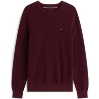 Tommy Hilfiger Baumwoll-Pullover mit Reiskornstruktur und kleiner Logo-Stickerei in S Tommy Hilfiger Baumwoll-Pullover mit Reiskornstruktur und kleiner Logo-Stickerei in S von Tommy Hilfiger