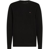 Tommy Hilfiger Baumwoll-Pullover mit Reiskornstruktur und kleiner Logo-Stickerei in S Tommy Hilfiger Baumwoll-Pullover mit Reiskornstruktur und kleiner Logo-Stickerei in S von Tommy Hilfiger