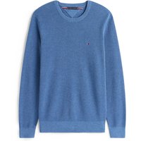 Tommy Hilfiger Baumwoll-Pullover mit Reiskornstruktur und kleiner Logo-Stickerei in XL Tommy Hilfiger Baumwoll-Pullover mit Reiskornstruktur und kleiner Logo-Stickerei in XL von Tommy Hilfiger