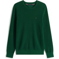 Tommy Hilfiger Baumwoll-Pullover mit Reiskornstruktur und kleiner Logo-Stickerei in XXL Tommy Hilfiger Baumwoll-Pullover mit Reiskornstruktur und kleiner Logo-Stickerei in XXL von Tommy Hilfiger