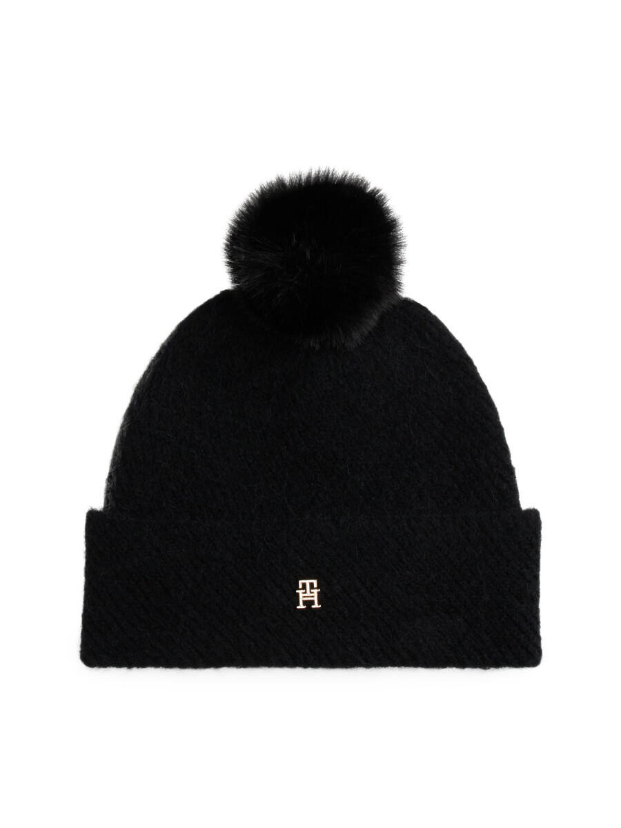 Tommy Hilfiger - Beanie schwarz - Gr. - OS von Tommy Hilfiger