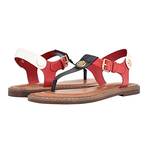 Tommy Hilfiger Bennia Red 8.5 M, Rot/Ausflug, einfarbig (Getaway Solids), 39 EU von Tommy Hilfiger