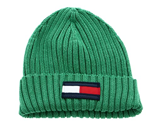 Tommy Hilfiger Big Flag Beanie L/XL Green Malachite von Tommy Hilfiger