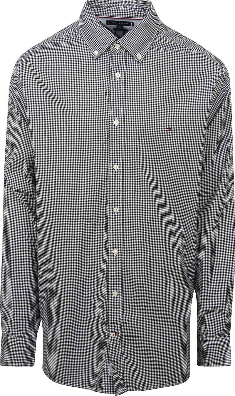 Tommy Hilfiger Big and Tall Hemd Kariert Blau - Größe 5XL von Tommy Hilfiger