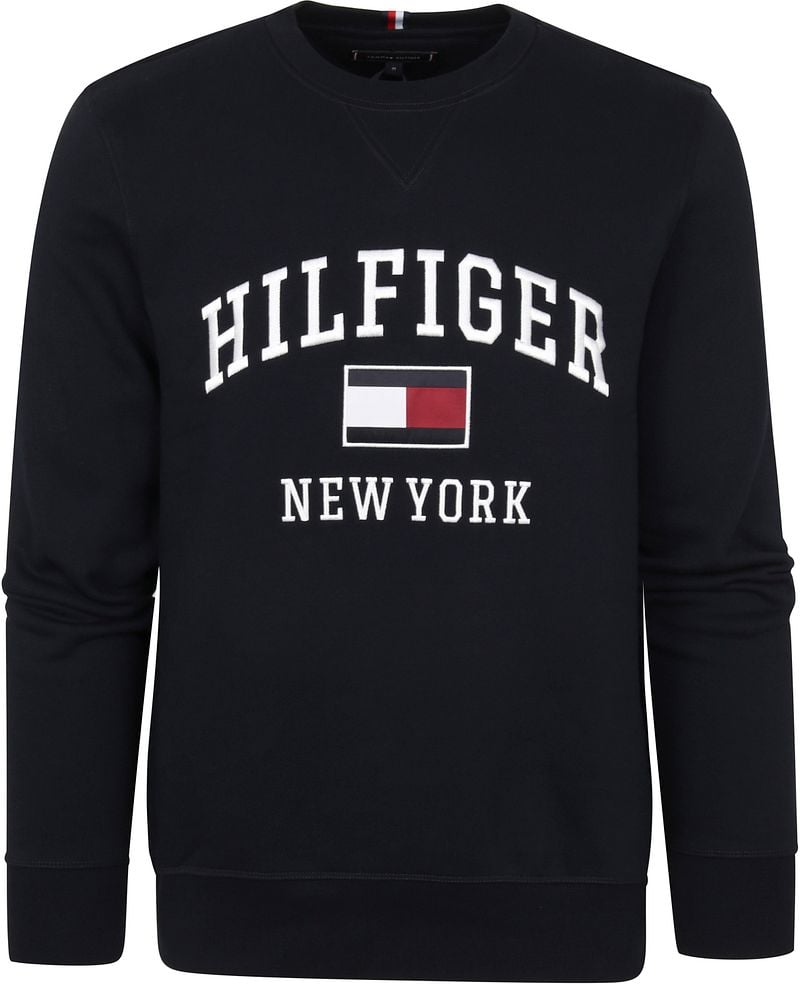 Tommy Hilfiger Big and Tall Pullover Dunkelblau - Größe 5XL von Tommy Hilfiger