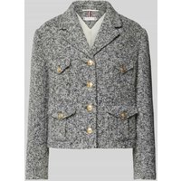 Tommy Hilfiger Blazer in Bouclé-Optik in Hellgrau, Größe 36 Tommy Hilfiger Blazer in Bouclé-Optik in Hellgrau, Größe 36 von Tommy Hilfiger