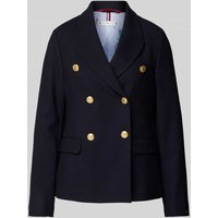 Tommy Hilfiger Blazer mit Pattentaschen in Dunkelblau, Größe 36 von Tommy Hilfiger