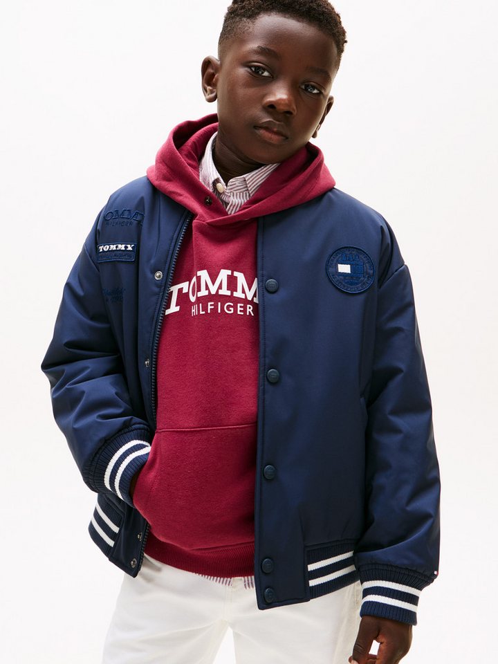 Tommy Hilfiger Bomberjacke PADDED GRAPHIC BOMBER Regular fit, für Kinder bis 16 Jahre, Druck von Tommy Hilfiger