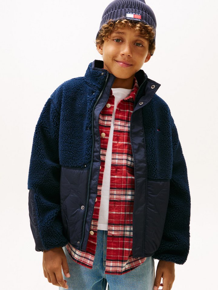 Tommy Hilfiger Bomberjacke TEDDY QUILTED BOMBER Regular fit, Kinder bis 16 Jahre von Tommy Hilfiger