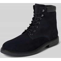 Tommy Hilfiger Boots mit Label-Details Modell 'CORE' in Marine, Größe 40 von Tommy Hilfiger
