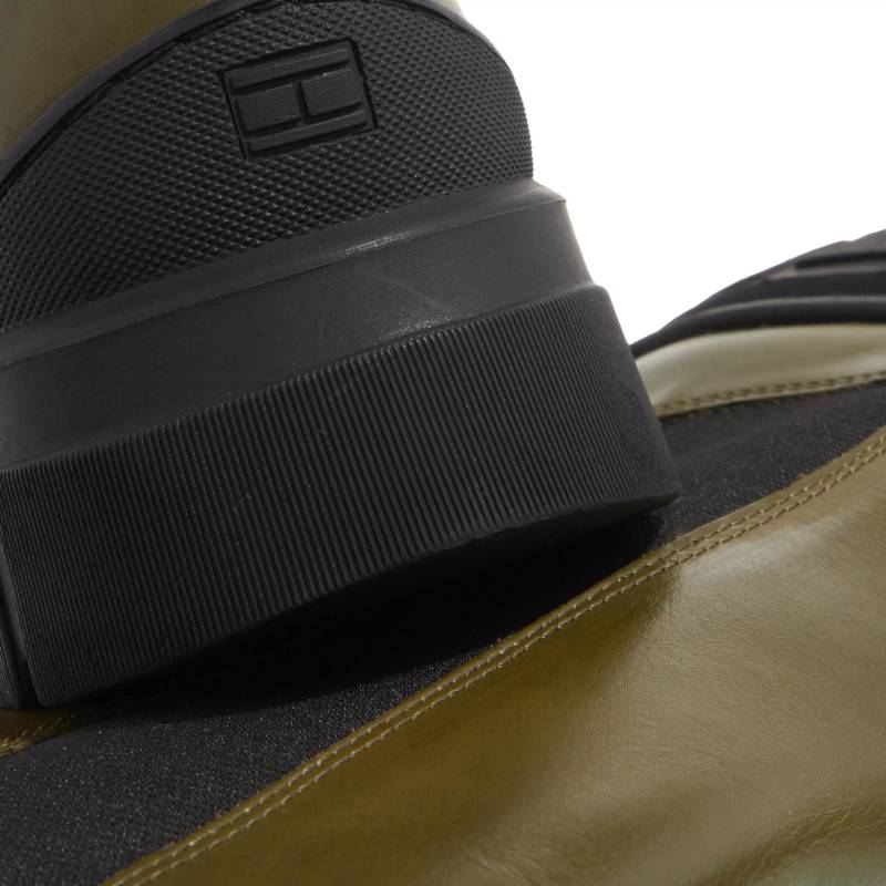 Tommy Hilfiger Boots & Stiefeletten - Essential Leather Chelsea Boot - Gr. 39 (EU) - in Grün - für Damen von Tommy Hilfiger