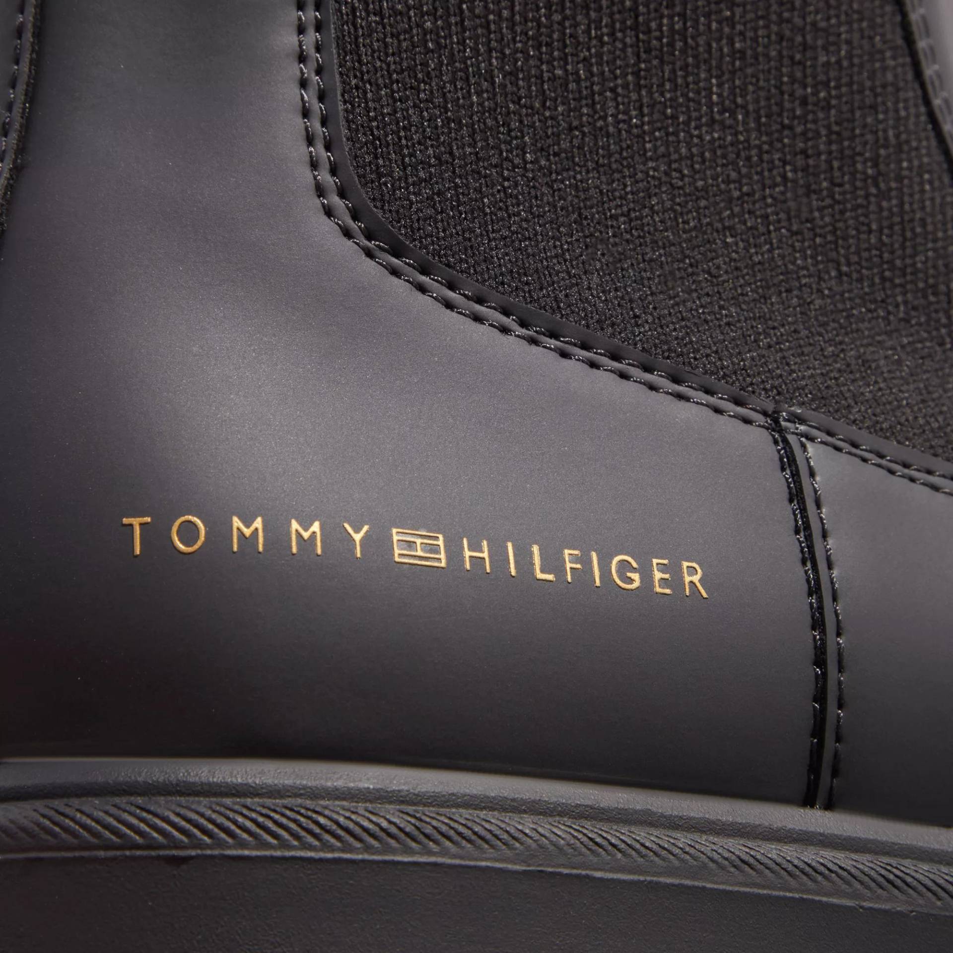 Tommy Hilfiger Boots & Stiefeletten - Feminine Seasonal Utility Boot - Gr. 41 (EU) - in Schwarz - für Damen von Tommy Hilfiger
