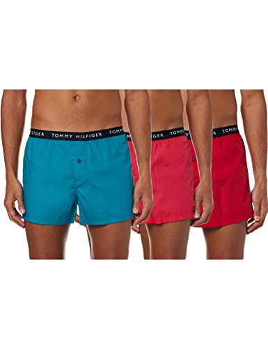 Tommy Hilfiger Boxershort 3er Pack Rot L von Tommy Hilfiger