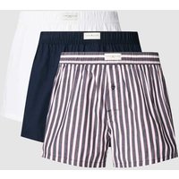 Tommy Hilfiger Boxershorts mit Label-Patch im 3er-Pack Modell 'WOVEN' in Weiss, Größe L von Tommy Hilfiger